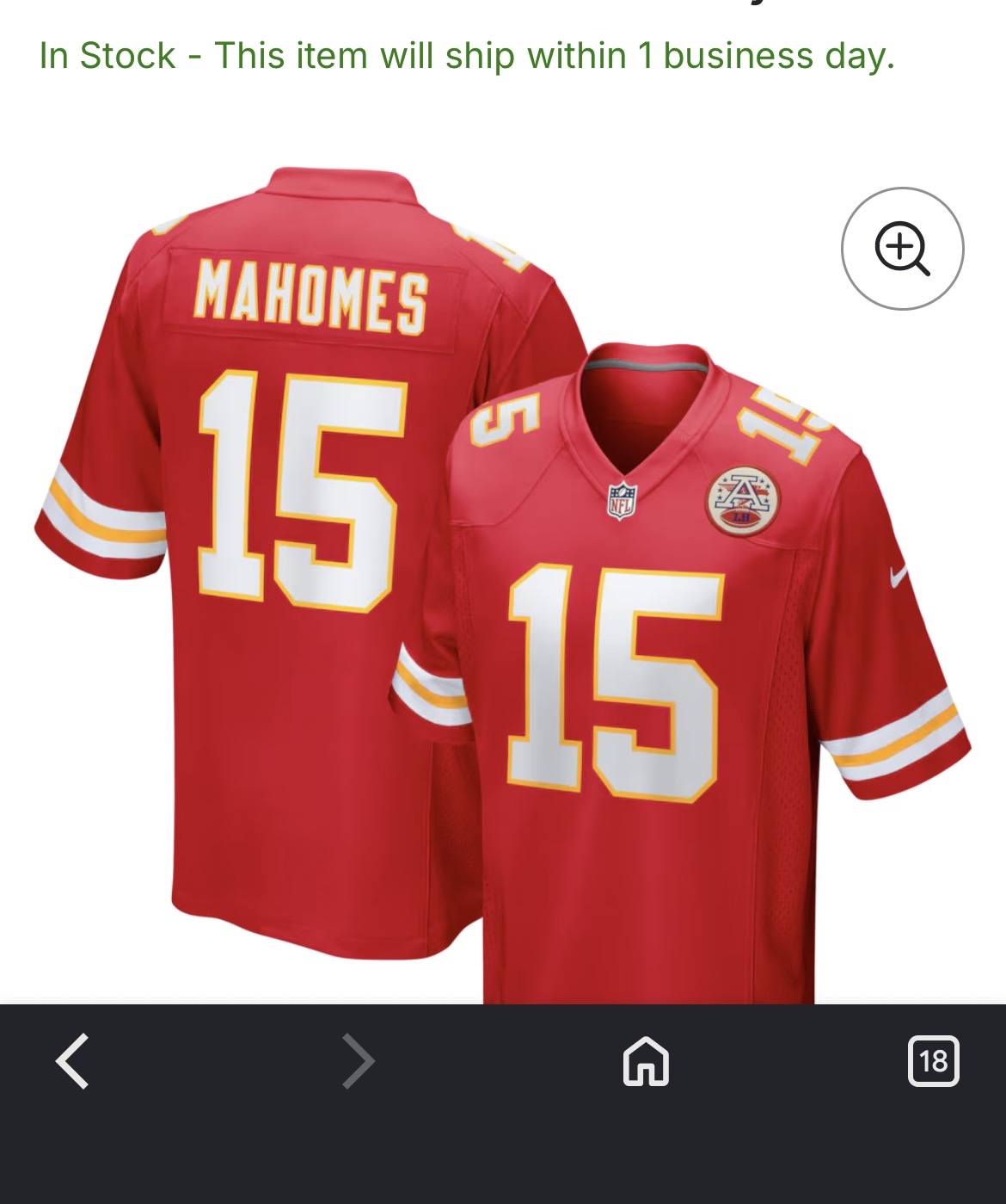 Nike replica jersey