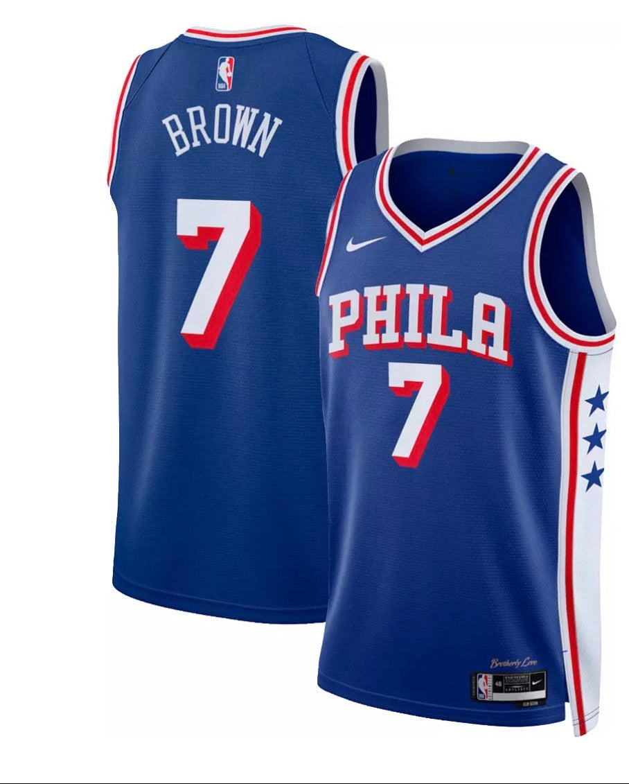 76ERS Brown Jersey